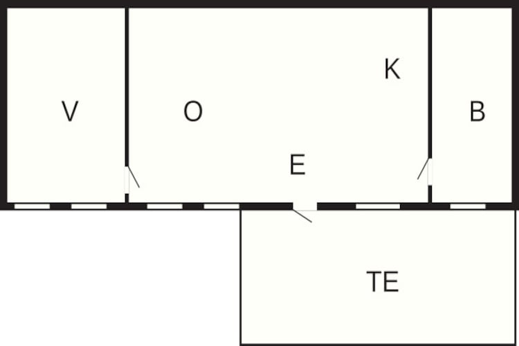 5 person holiday home in SÖLVESBORG-By Traum - Floor plan