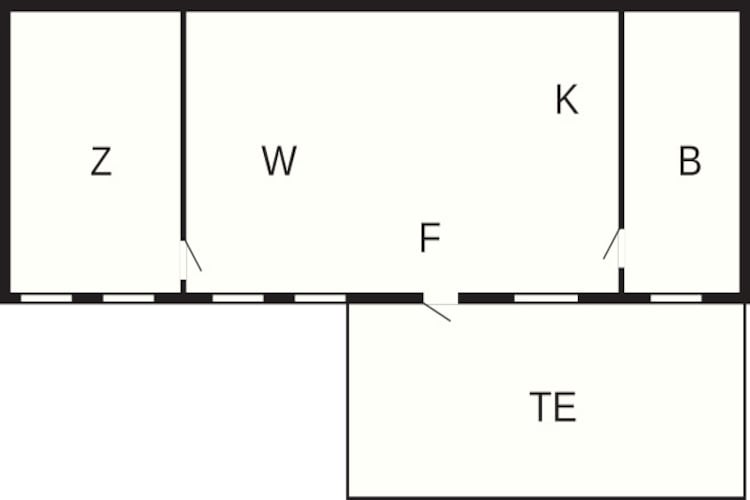 5 person holiday home in SÖLVESBORG-By Traum - Floor plan