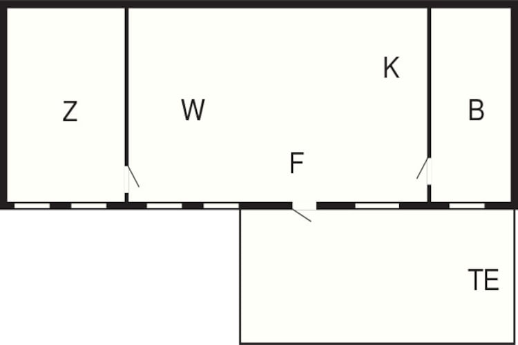 Maison de vacances pour 5 a SÖLVESBORG-By Traum - Plan