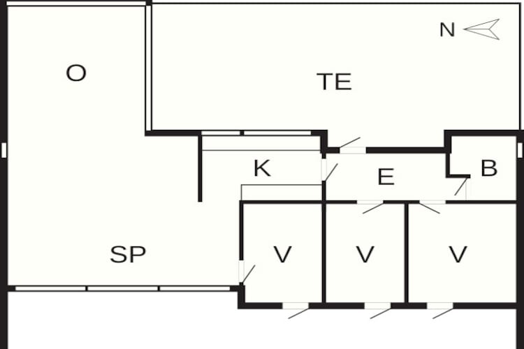 8 persoons vakantie huis in Hadsund-By Traum-Plattegrond