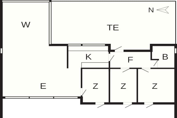 8 persoons vakantie huis in Hadsund-By Traum-Plattegrond