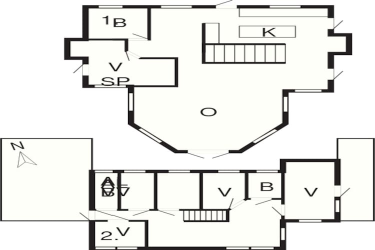 Maison de vacances pour 12 a Nimtofte-By Traum - Plan