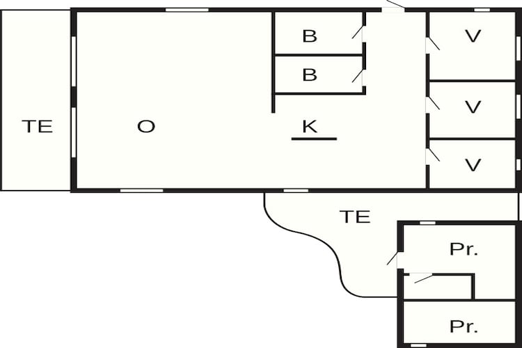 8 persoons vakantie huis in Væggerløse-By Traum-Plattegrond