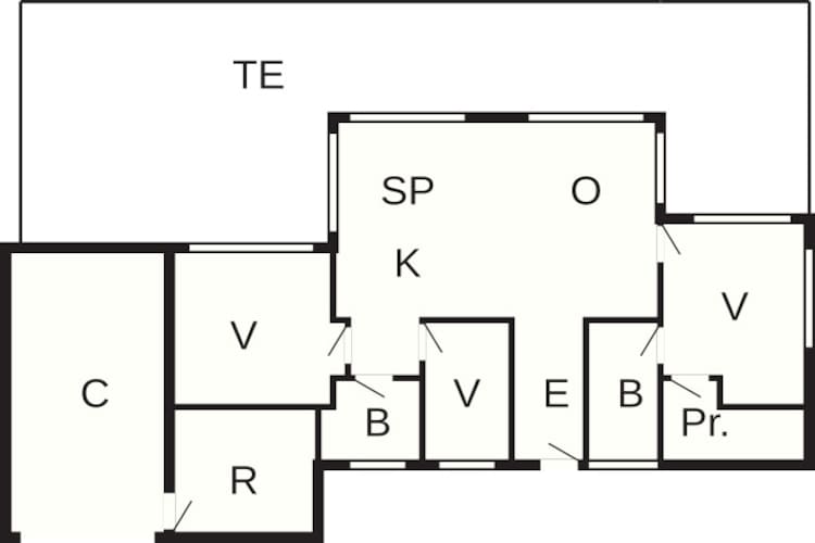 Luxe vakantieverblijf nabij Lyngby - Plattegrond