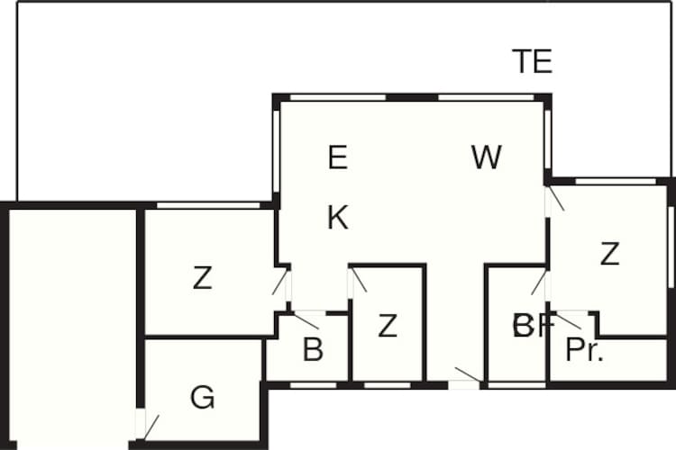 Luxe vakantieverblijf nabij Lyngby - Plattegrond