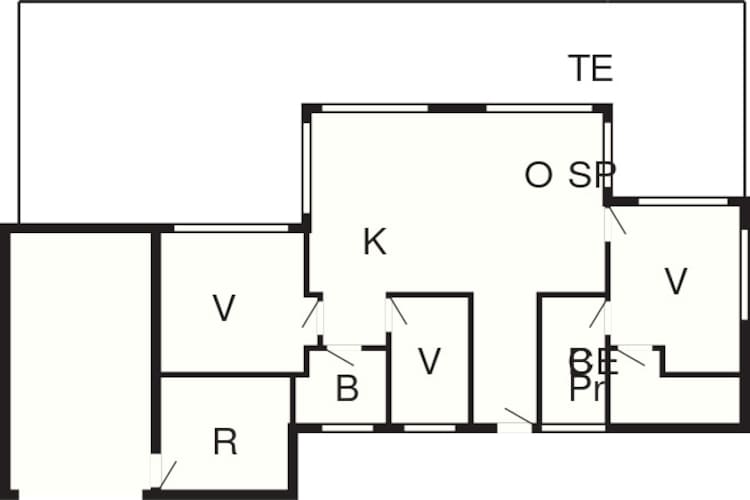Luxe vakantieverblijf nabij Lyngby - Plattegrond