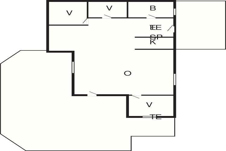 5 person holiday home in Tranekær-By Traum-Floor plan