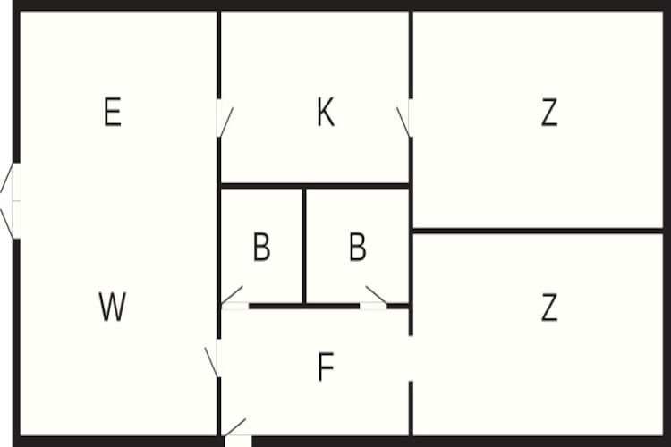 Maison de vacances pour 6 a Rudkøbing-By Traum - Plan