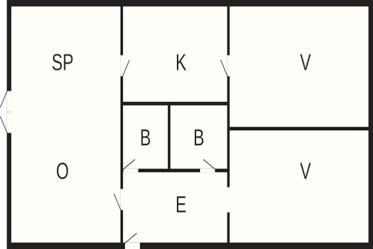 Maison de vacances pour 6 a Rudkøbing-By Traum - Plan