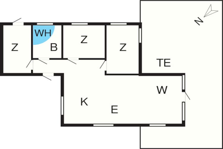 6 persoons vakantie huis in Vestervig-By Traum-Plattegrond