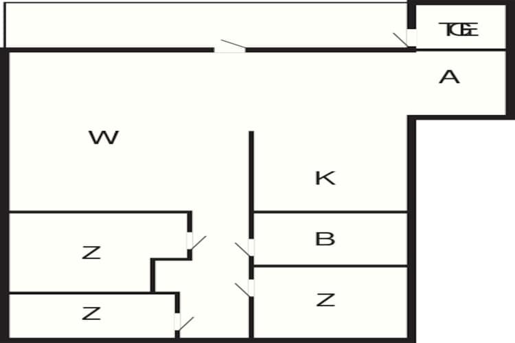 6 persoons vakantie huis in Knebel-By Traum-Plattegrond