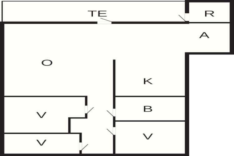 6 persoons vakantie huis in Knebel-By Traum - Plattegrond