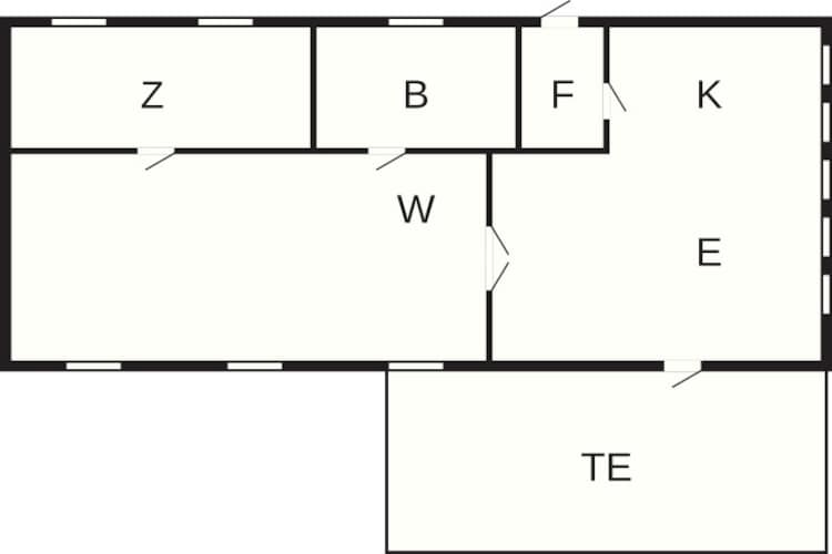 4 persoons vakantie huis in Østermarie-By Traum-Plattegrond