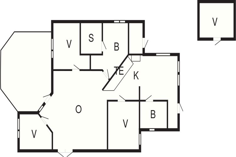 8 persoons vakantie huis in Børkop-By Traum - Plattegrond