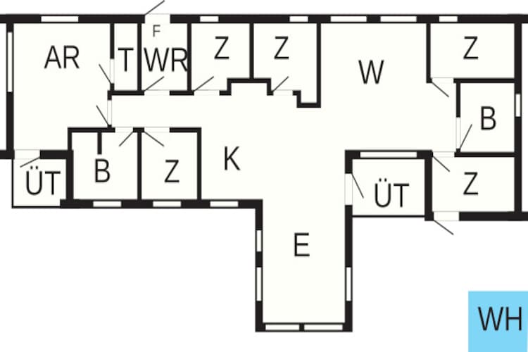 12 persoons vakantie huis in Ansager-By Traum - Plattegrond