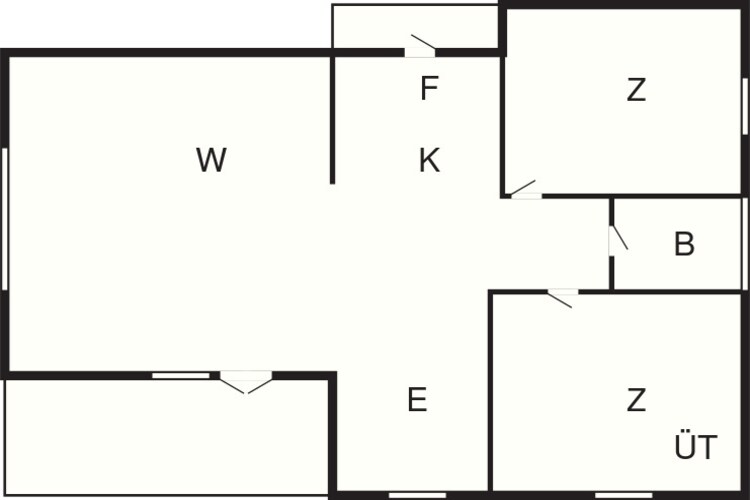 6 persoons vakantie huis in Henne-By Traum-Plattegrond