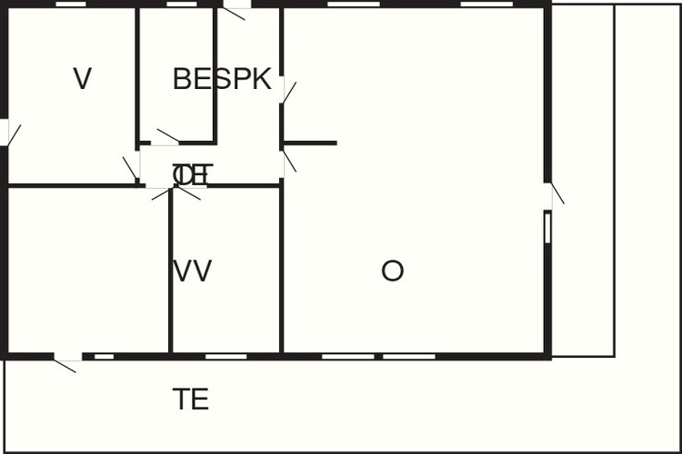 6 persoons vakantie huis in Væggerløse-By Traum-Plattegrond