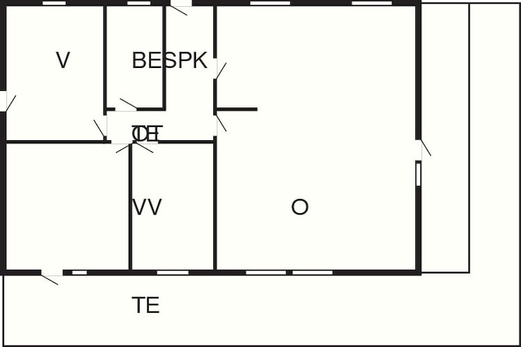 6 persoons vakantie huis in Væggerløse-By Traum - Plattegrond