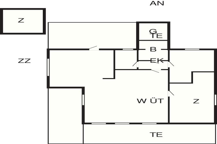 8 persoons vakantie huis in Nexø-By Traum - Plattegrond