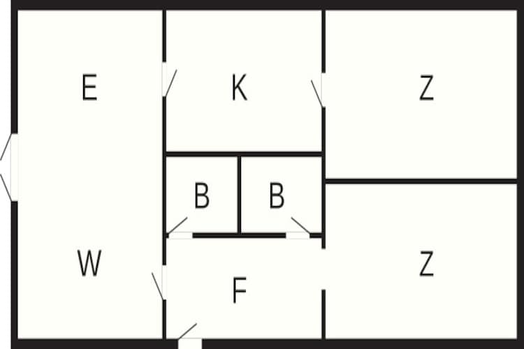Maison de vacances pour 6 a Rudkøbing-By Traum - Plan