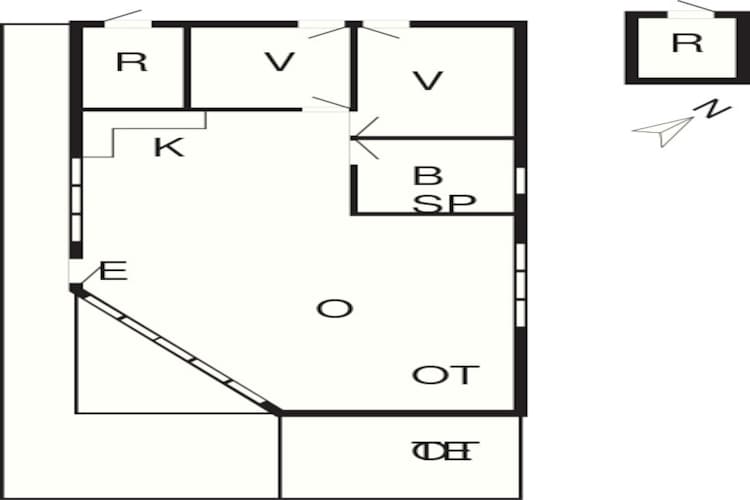 Maison de vacances pour 6 a Idestrup-By Traum - Plan