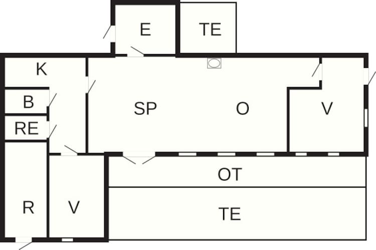Gezellig strandhuis -- By Traum Ferienwohnungen-Plattegrond