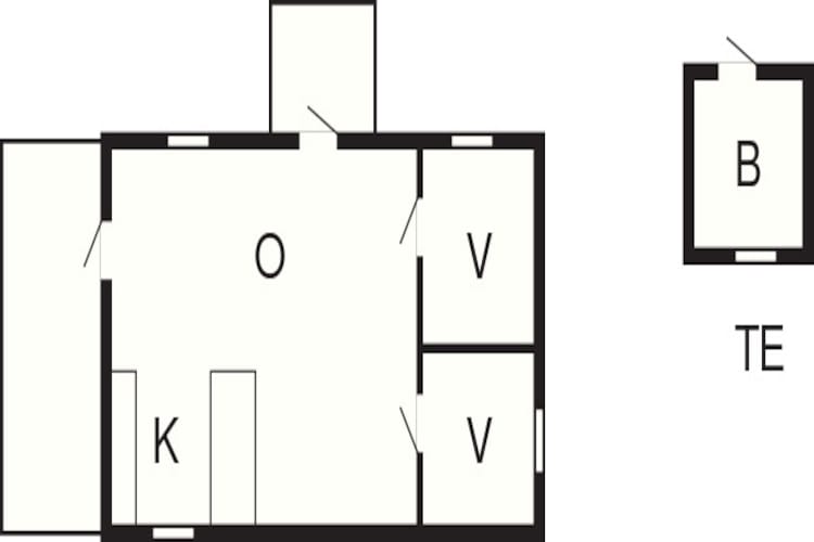 Maison de vacances pour 4 a BRAÅS-By Traum - Plan