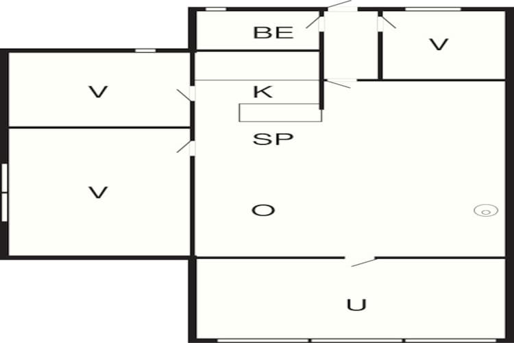5 persoons vakantie huis in Bogø By-By Traum-Plattegrond