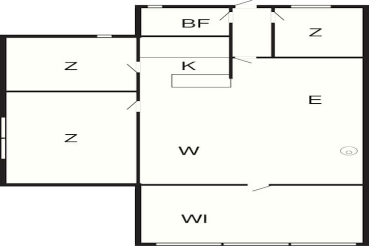 5 persoons vakantie huis in Bogø By-By Traum-Plattegrond