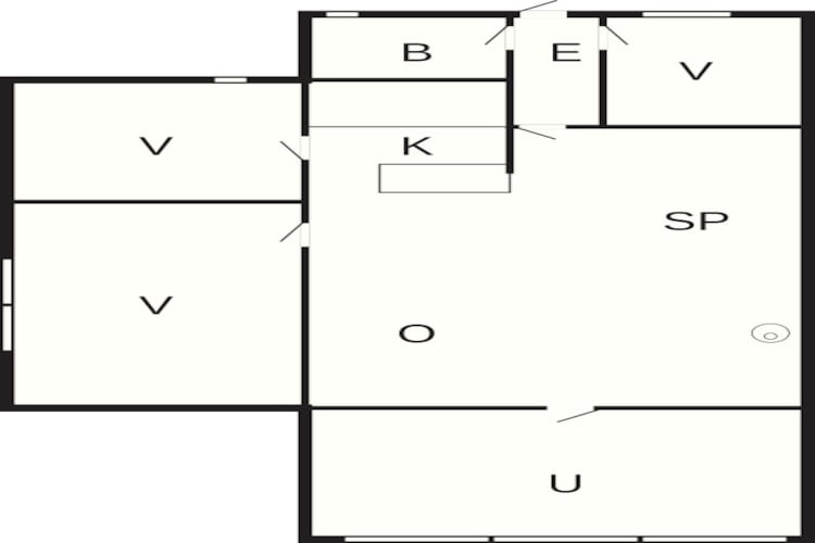 5 persoons vakantie huis in Bogø By-By Traum-Plattegrond