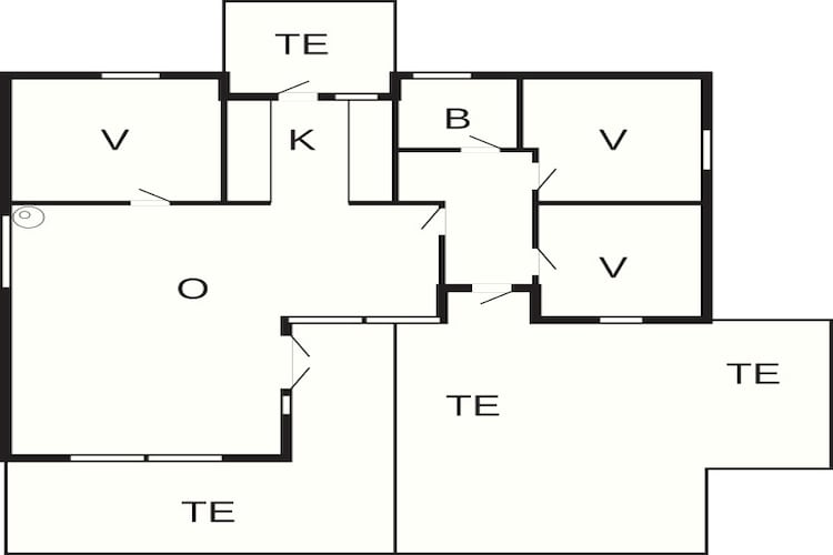 6 persoons vakantie huis in Rømø-By Traum - Plattegrond