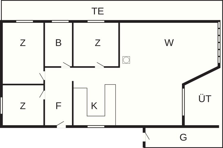 7 persoons vakantie huis in Rønde-By Traum-Plattegrond