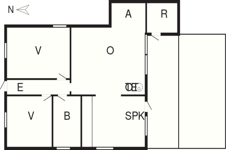 6 persoons vakantie huis in Oksbøl-By Traum-Plattegrond
