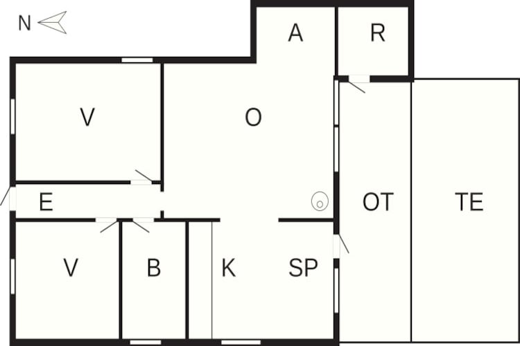 6 persoons vakantie huis in Oksbøl-By Traum-Plattegrond