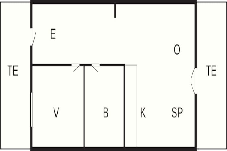 4 person holiday home in Rømø-By Traum-Floor plan