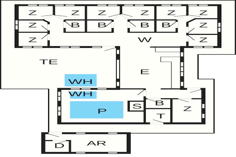 Luxe vakantieverblijf in de buurt van Lyngby - Plattegrond