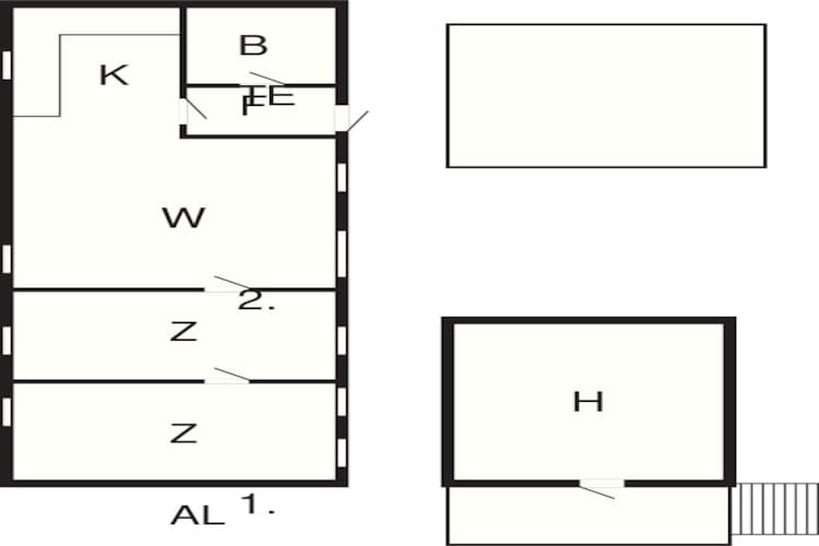 5 person holiday home in Nexø-Floor plan