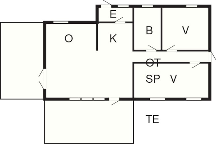 5 Personen Ferienhaus in Allinge-By Traum-Grundriss