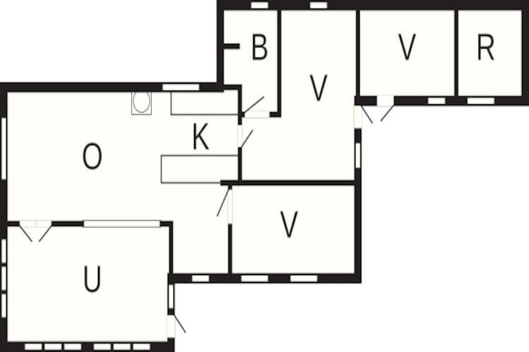 6 Personen Ferienhaus in Nykøbing Sj-By Traum - Grundriss