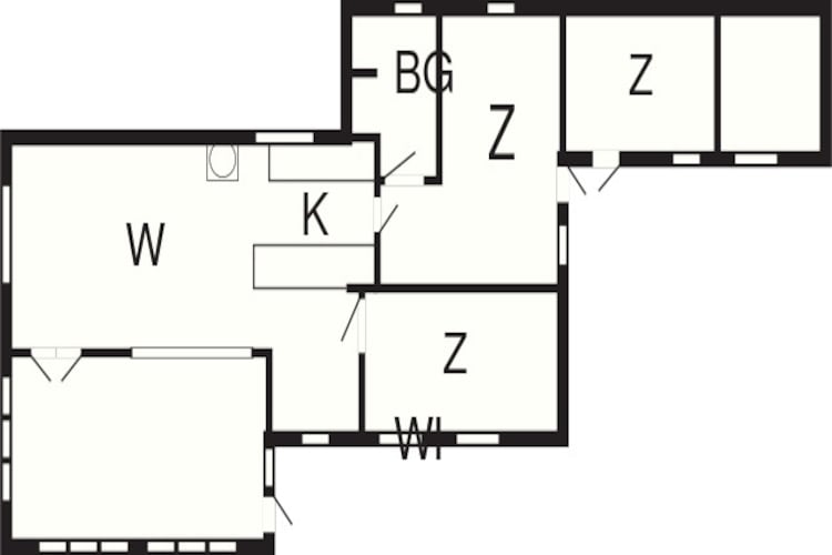 6 persoons vakantie huis in Nykøbing Sj-By Traum - Plattegrond