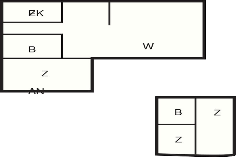 8 person holiday home in Nykøbing Sj - Floor plan