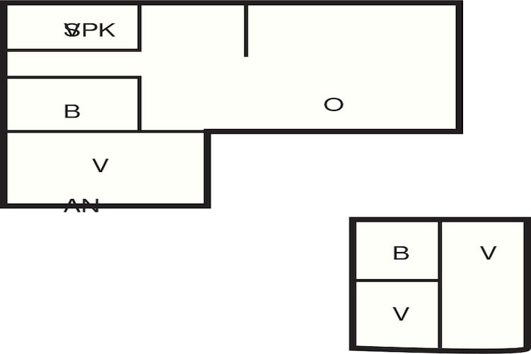 8 person holiday home in Nykøbing Sj - Floor plan