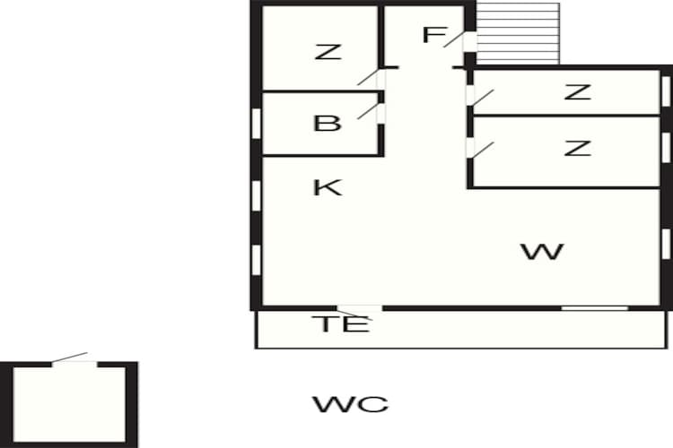 4 person holiday home in Reksteren-By Traum-Floor plan