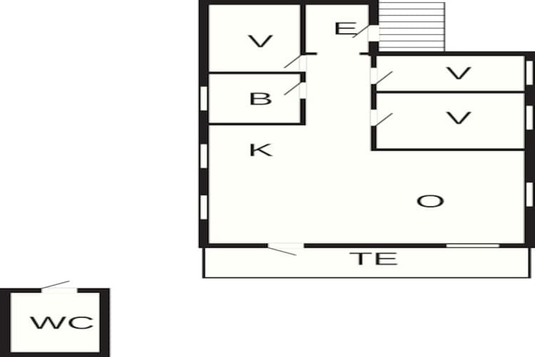 Maison de vacances pour 4 a Reksteren-By Traum - Plan