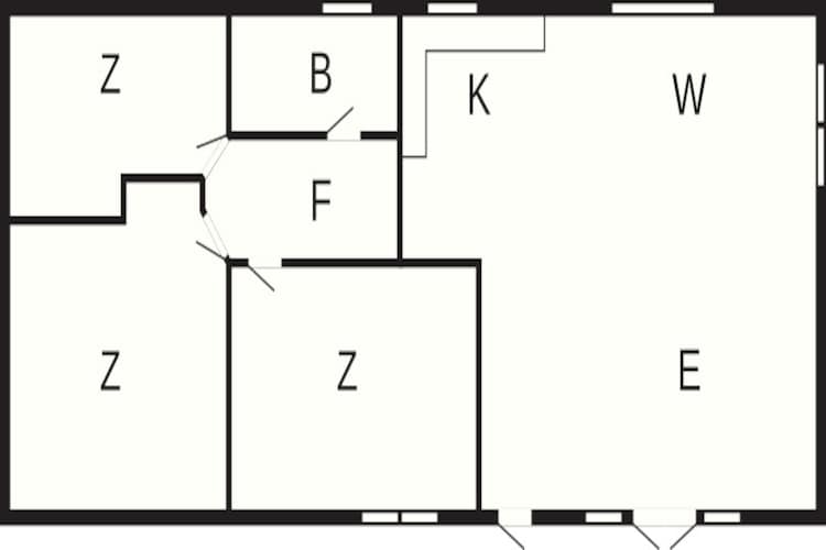 7 persoons vakantie huis in Kirke Hyllinge - Plattegrond