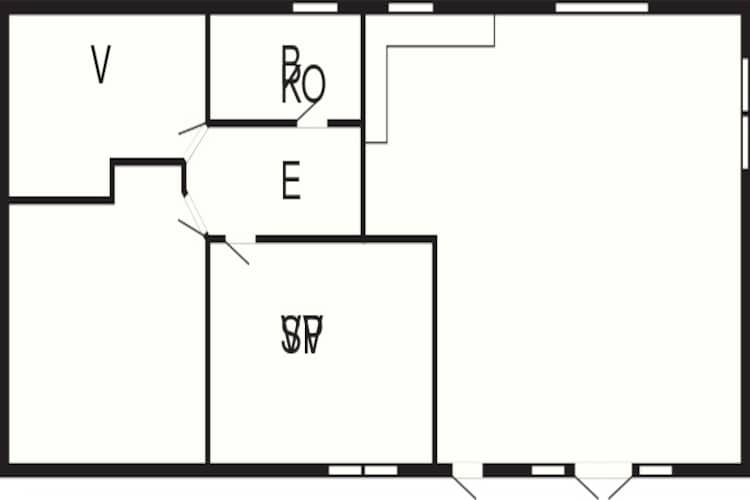 7 persoons vakantie huis in Kirke Hyllinge - Plattegrond