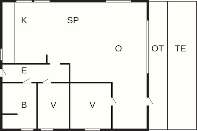 5 persoons vakantie huis in Hejls-By Traum - Plattegrond