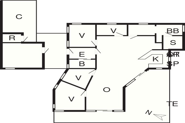10 persoons vakantie huis in Væggerløse-By Traum-Plattegrond