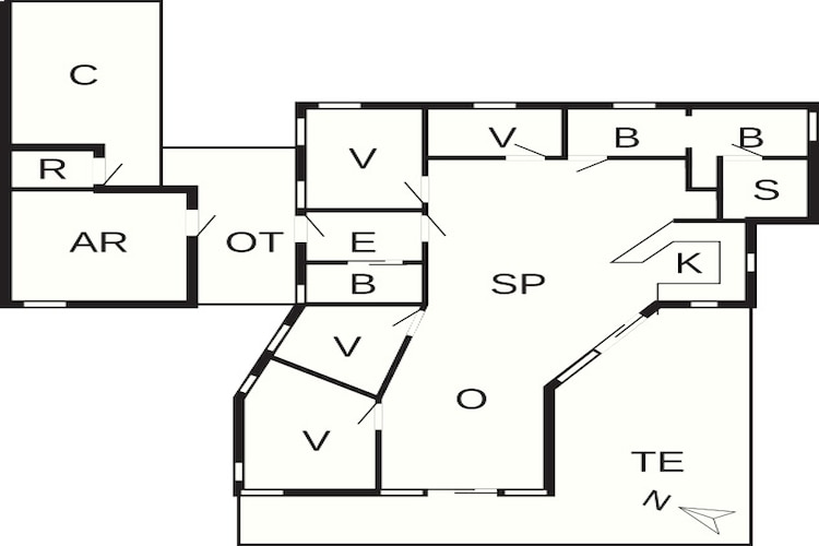 10 persoons vakantie huis in Væggerløse-By Traum-Plattegrond