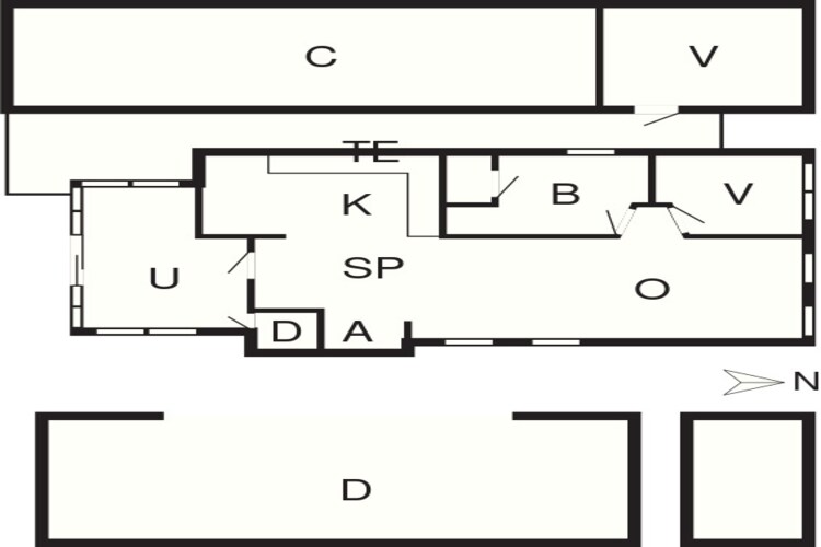 6 persoons vakantie huis in Hals-By Traum-Plattegrond